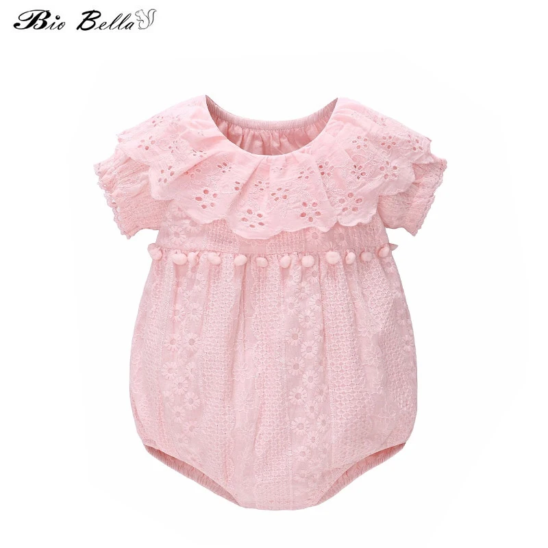 Боди для новорожденных девочек Летний комбинезон из 100% хлопка маленьких