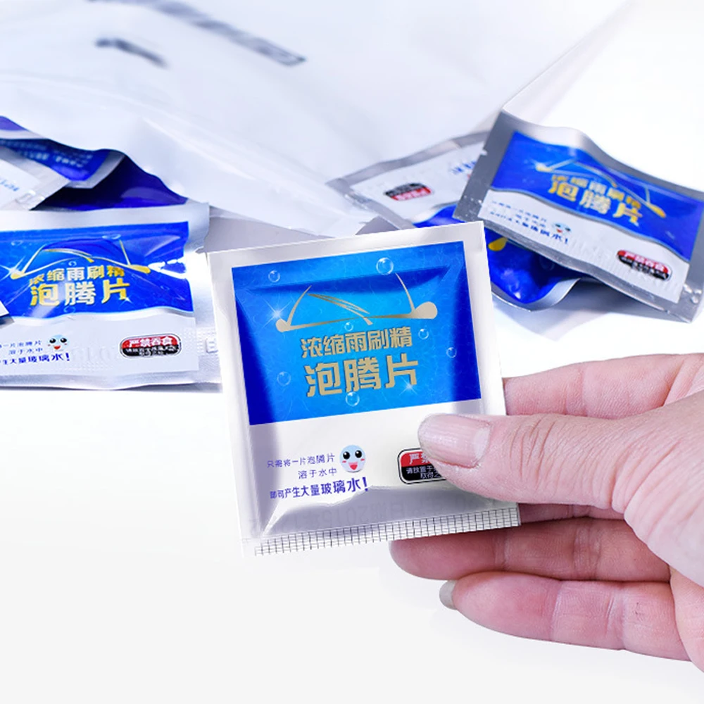

(1Pc = 4L) Glass Water Effervescent Tablets Car Windshield Wiper Glass Washer Car Solid Cleaner Compact Effervescent Tablets
