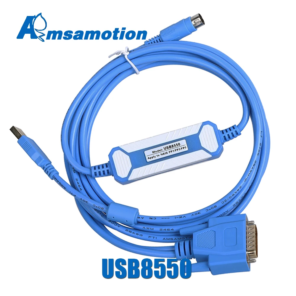 Cabo de Programação de Download Panasonic Nais Adequado Fp3 Fp5 Série Plc Linha Usb-afp8550 Usb8550 Fp1