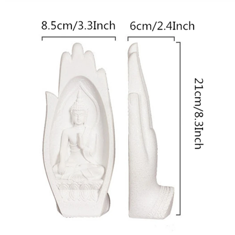 

NINE Resin Sandstone Bergamot Buddha Statue Modern Home Decor on the Shelf Home Decoration Accessories Living Room Decor