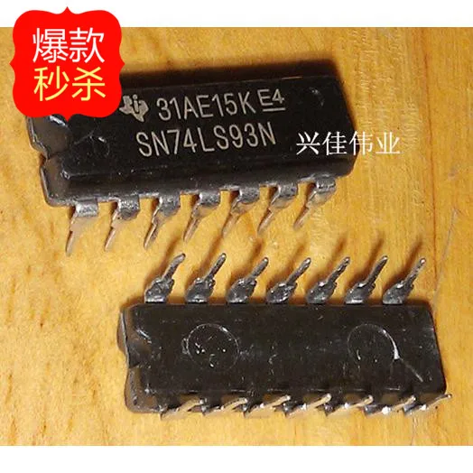 10 шт. Новый SN74LS93N Оригинальный HD74LS93P DIP14 четыре бинарного счетчика устройства |
