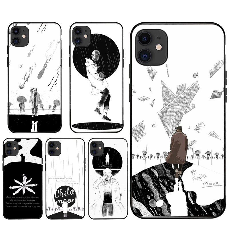 RM Mono Mixtape чехол для iPhone 12 Mini 11 Pro MAX X XR XS SE 2020 6S 7 8 Plus 5S чехол|Бамперы| |