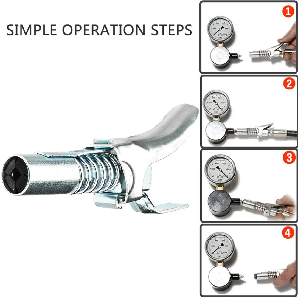Смазка высокого давления муфта пистолет распылитель двойная ручка наполнение