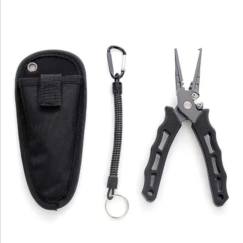 

Рыболовные плоскогубцы GUOMUZI из нержавеющей стали, резаки, Обжимные Щипцы для удаления крючков в соленой воде, рыболовные снасти, инструмент ...