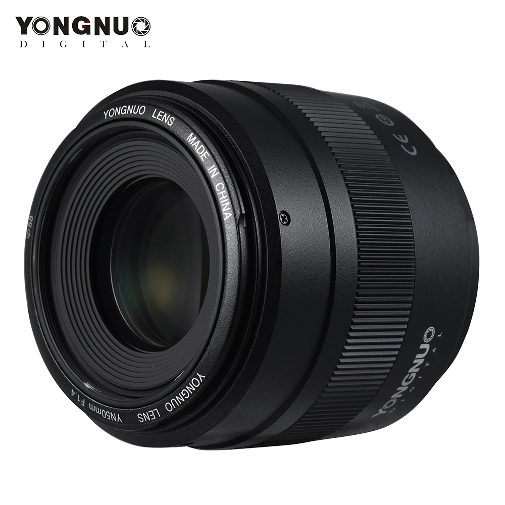 YONGNUO YN50mm объектив F1.4 стандартное фиксированное фокусное расстояние Большая