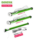 Dooya DM25TEQ 1.1N1.5N,DM25LEU 1.1N со встроенным аккумулятором для вращенияримских занавесоксолнечных жалюзи38 мм трубки, rf433 пульт дистанционного управления