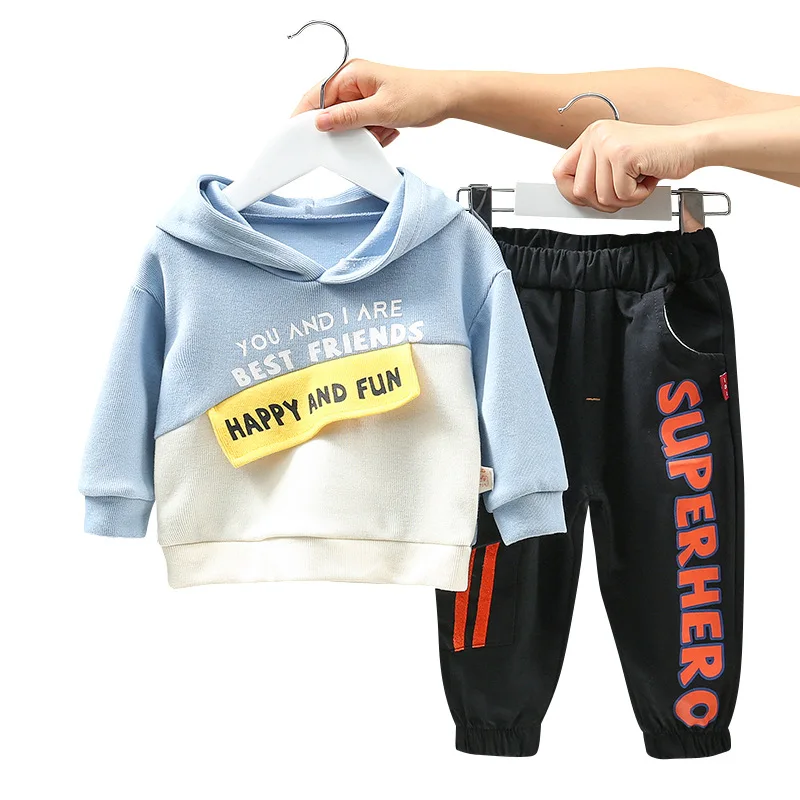 

Baby New Spring Autumn Clothes Children Boys Girls Letter Hoodies Pants 2Pcs/sets Kids Infant Costume Toddler Casual Sportswear