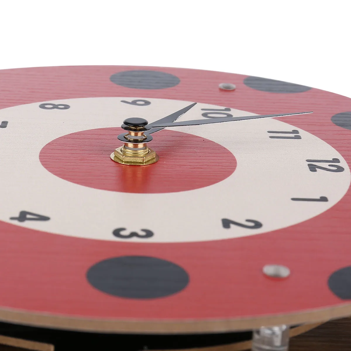 Cartoon Animal Clock Swinging Ladybug Wooden Wall for Kids Room Living Home Decor | Дом и сад