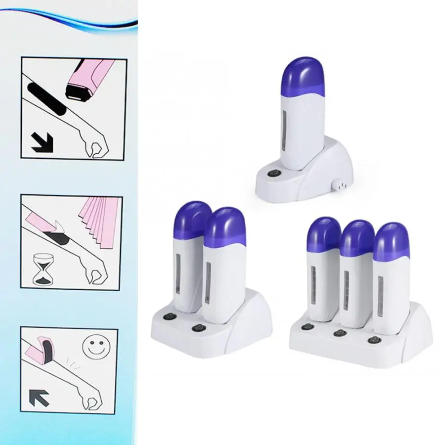 

Depilatory Wax Heater Cartridge Roller Warmer Men Women Body Hair Removal Waxing Heater Depilatory Hot Wax Heater Body Care Tool