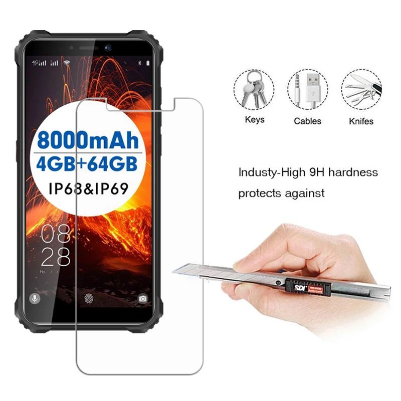 Закаленное стекло для Oukite WP5 Pro 5 защита экрана 9H Защитная стеклянная пленка