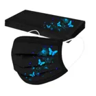 Маска многоразовая для взрослых, 10 шт., с принтом бабочки