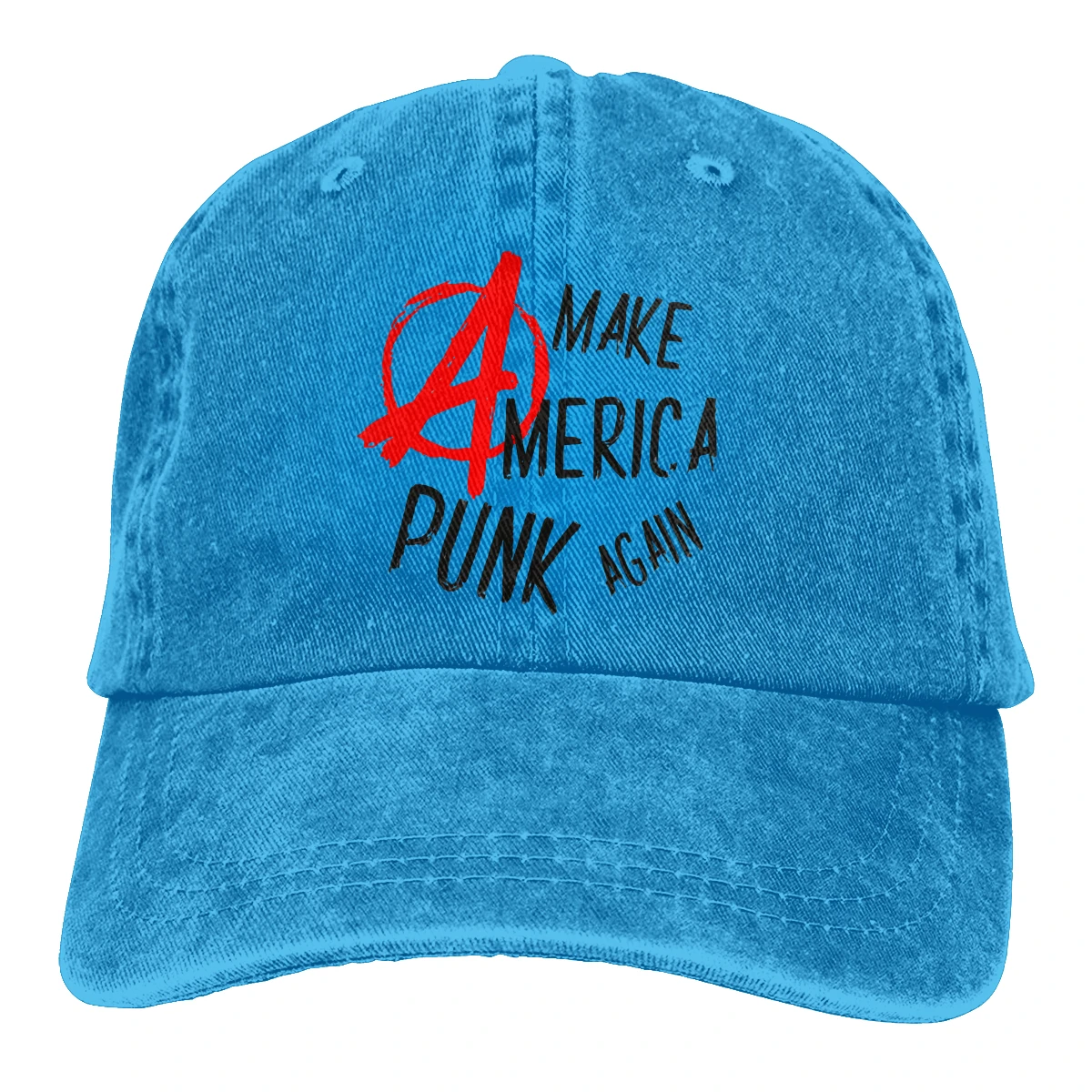 

Make America Punk Again T man woman Retro Washed Cowboy hat Vintage