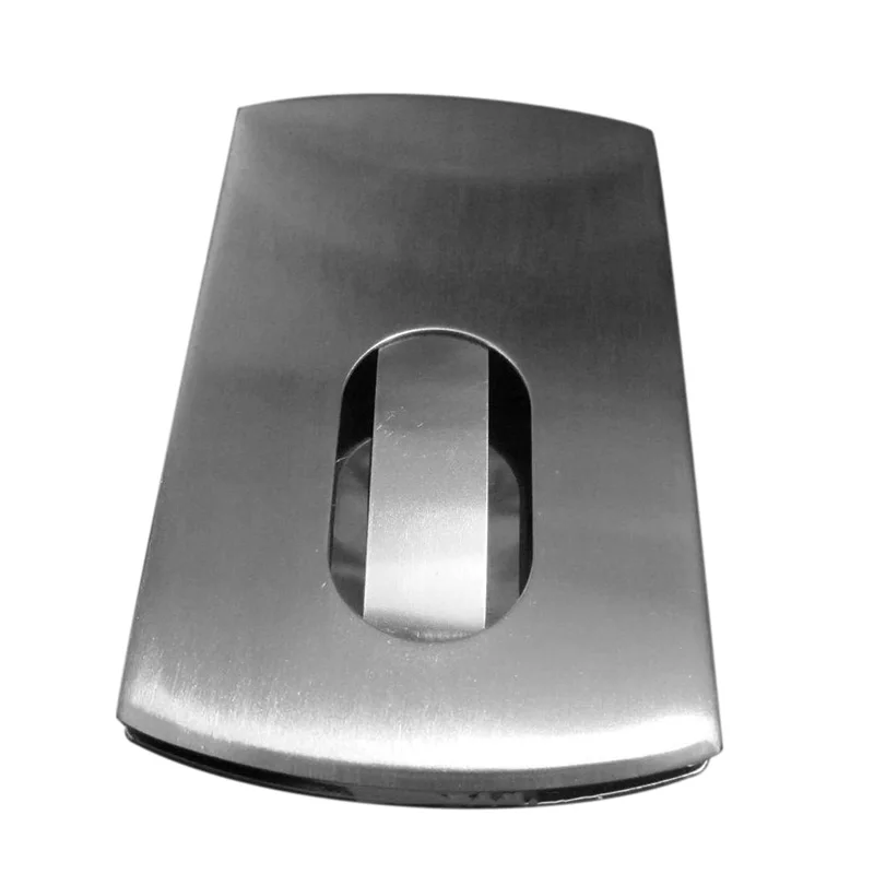 

Stainless Steel Wallet Business Name Credit ID Card Holder Case