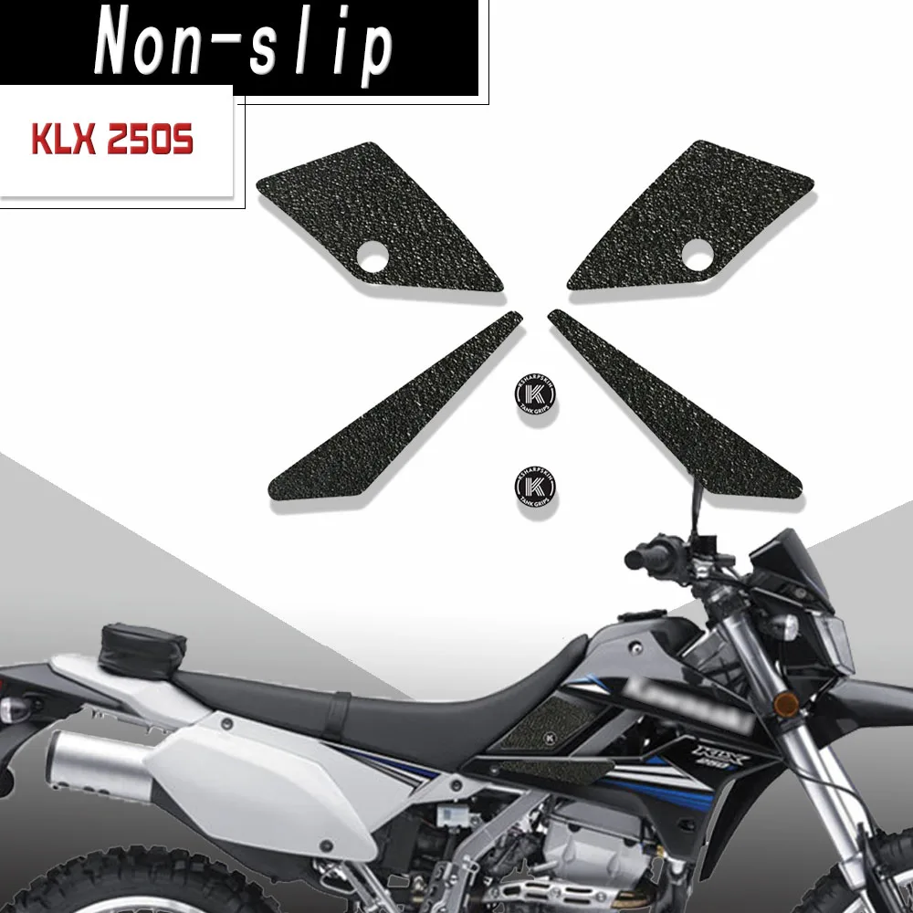 Защита мотоцикла противоскользящая волоконная накладка на бак боковая Тяговая