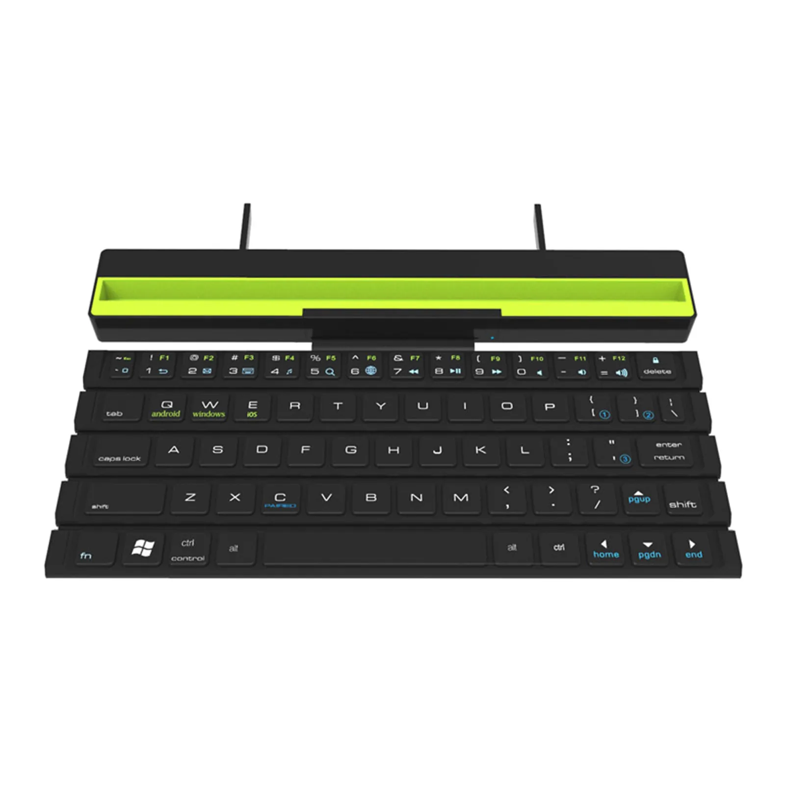 Складная Беспроводная Bluetooth-клавиатура 64 клавиши мини-клавиатура для ноутбука