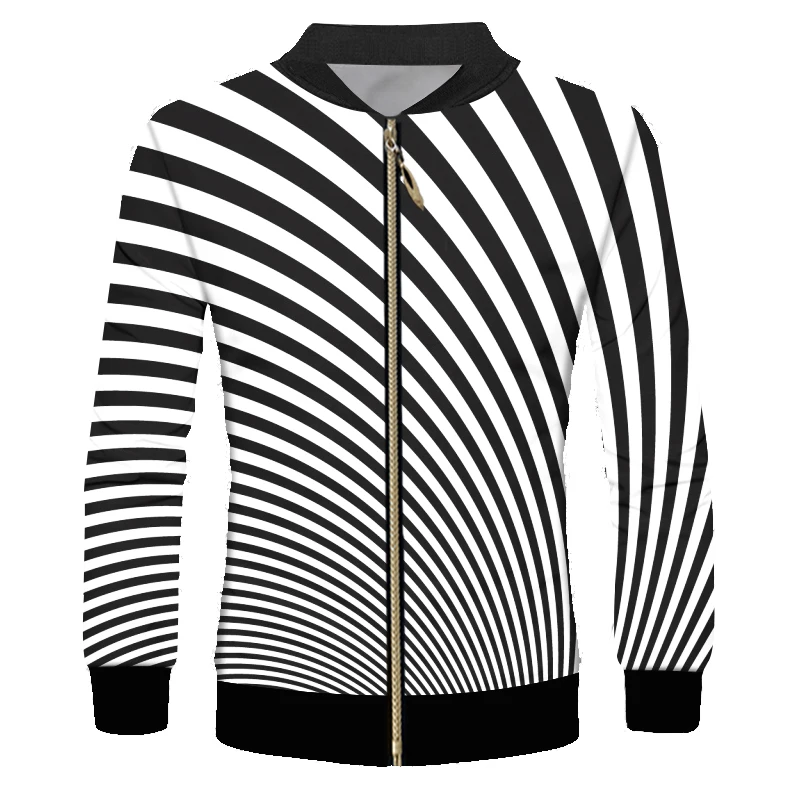 OGKB мужская куртка с длинным рукавом забавная 3D принтом цветная уличная одежда со