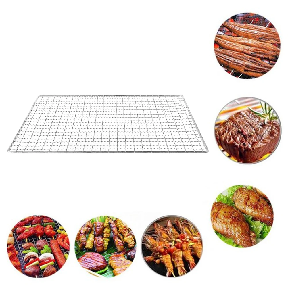 2 шт./упак. антипригарные сетчатые коврики для гриля задние сетки мяса овощей
