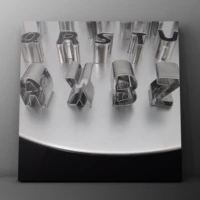 1 box high quality cake decorating tools stainless steel chocolate mold letter and number fondant molds cookies bakeware tools