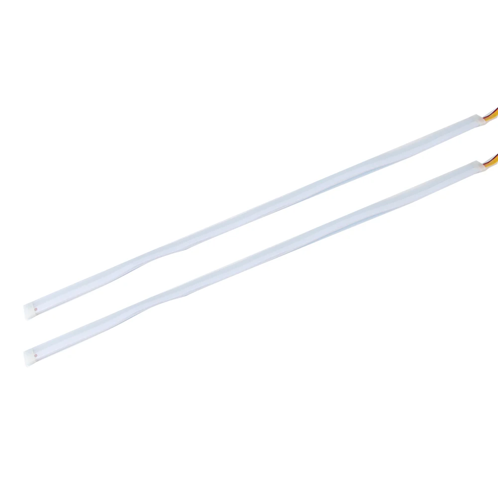 

1 Pair 60cm Waterproof Dust ProofLED Daytime Running Light Guide Strip Bar Light Color Car Lamp Turn Signal Light