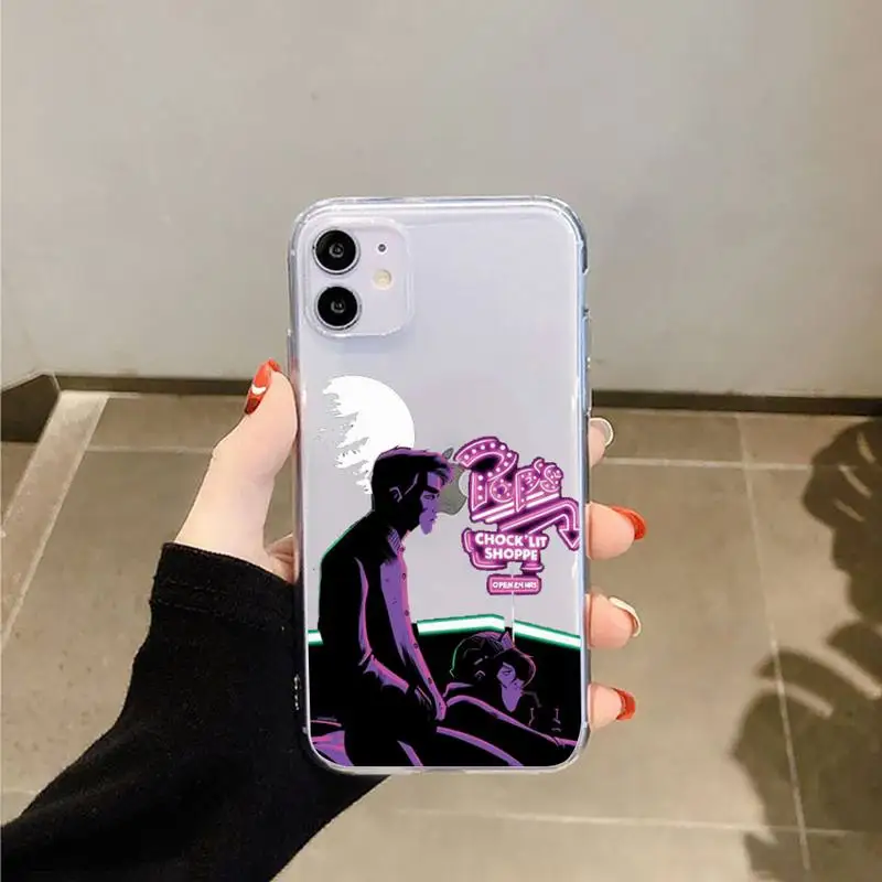 

American TV Riverdale Phone Case Transparent for iPhone 6 7 8 11 12 s mini pro X XS XR MAX Plus
