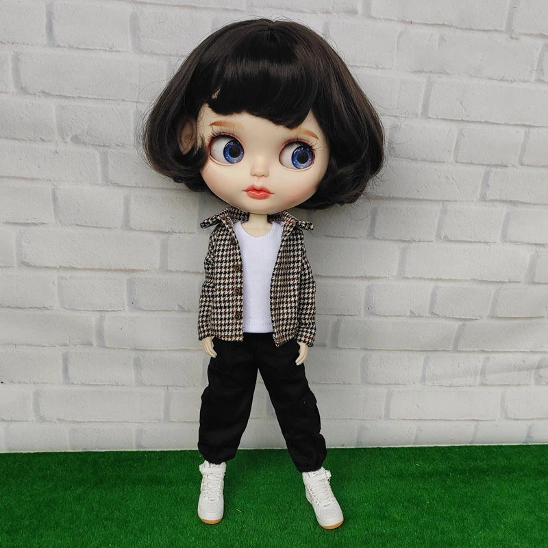 Кукла Blyth одежда комбинезоны брюки сетка футболка пальто для OB24, Licca, Pullip, Barbies, Blyth Брюки Одежда для 1/6 кукла аксессуары