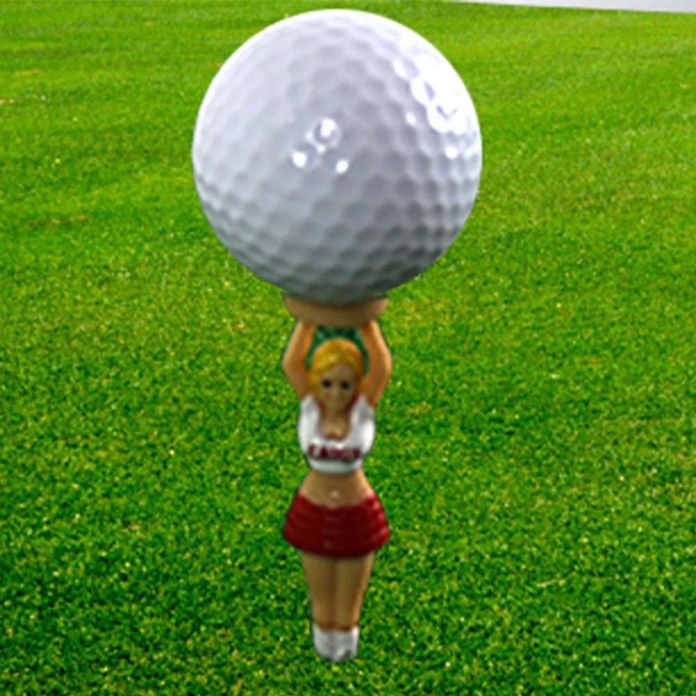 4/6 PCS/Set Outdoor Girl Golf Tees Plastic Holder For Golfers Sport Decoration Protect Rod |