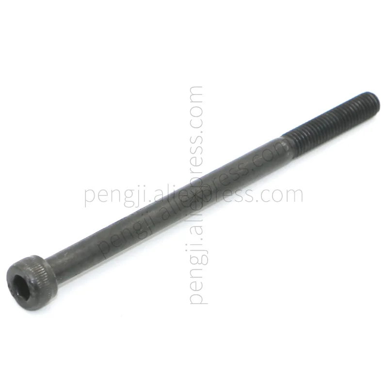 

50 шт. M5-0,8x80 мм с внутренним шестигранником Кепки метрические болты, Аллен Гнездо Drive, 12,9 Класс сплав Сталь, DIN 912, стиральная машина с черным ок...