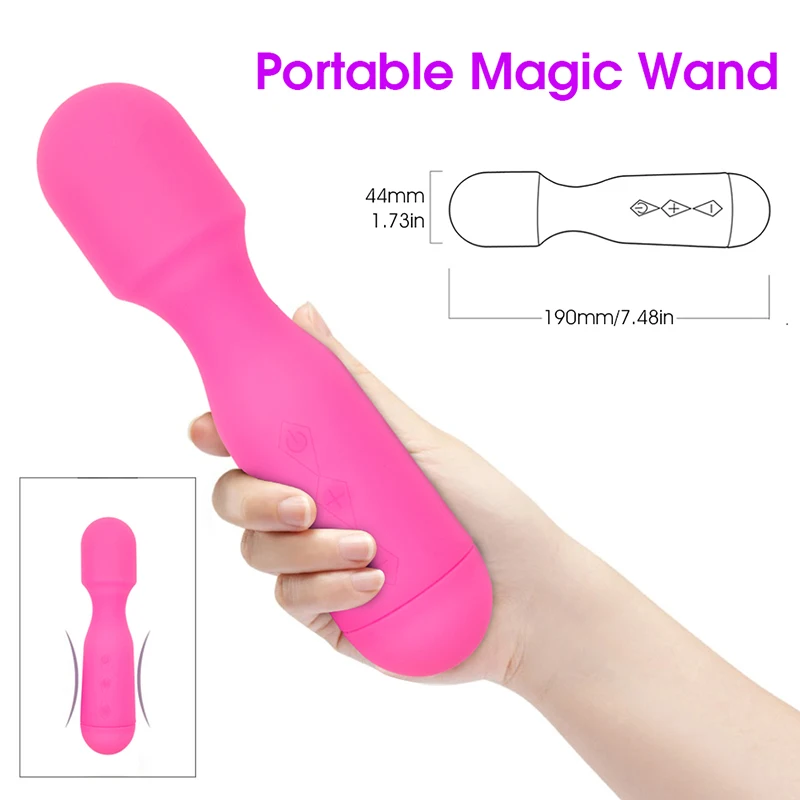 Эротические 10 режимов Волшебная палочка Массажер AV вибратор Секс игрушки для