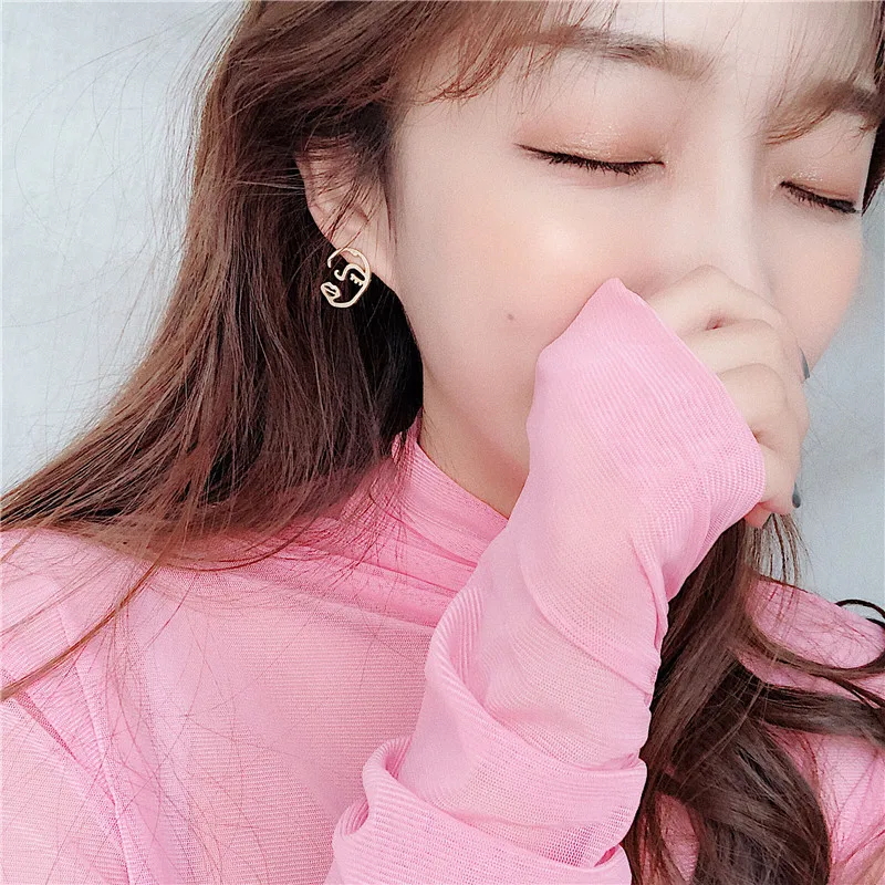 Модные женские серьги гвоздики в форме новые вечерние Лидер продаж ювелирные