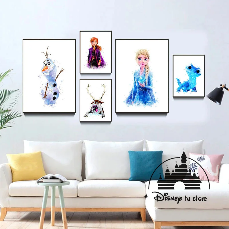 Алмазная 5d-картина сделай сам из фильма Диснея Холодное сердце Анна и Эльза Олаф