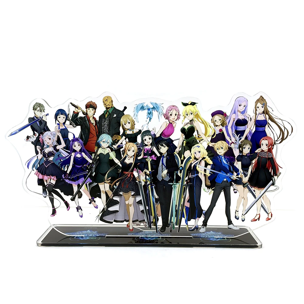 Большой размер меч искусство онлайн SAO группа Kirito Asuna Yui Leafa Shino Eugeo GM модель