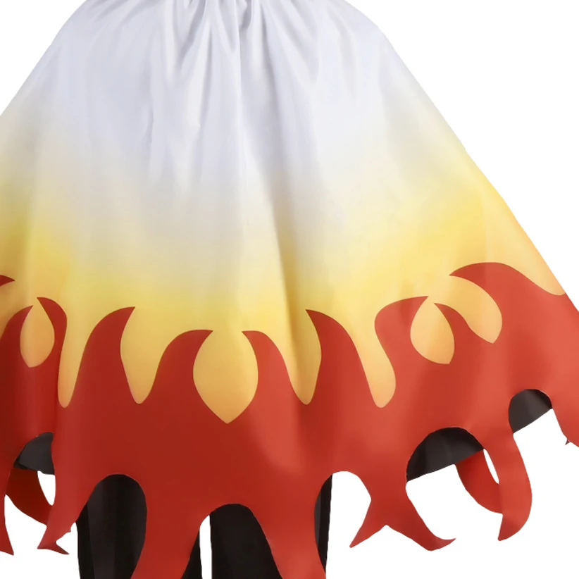 

Full Set Anime Kimetsu no Yaiba Demon Slayer Rengoku Kyoujurou Men Christmas Party Halloween Cosplay Costume Wig Japan Kimono