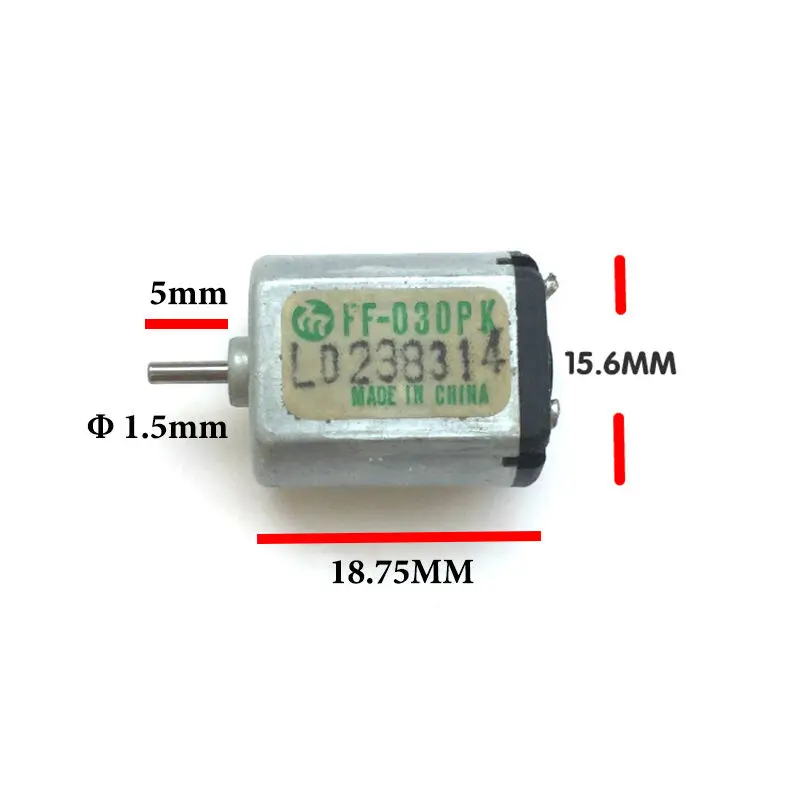 Mabuchi FF 030PK Мотор DC 3V 6V Micro 030 мотор для электронного замка двери