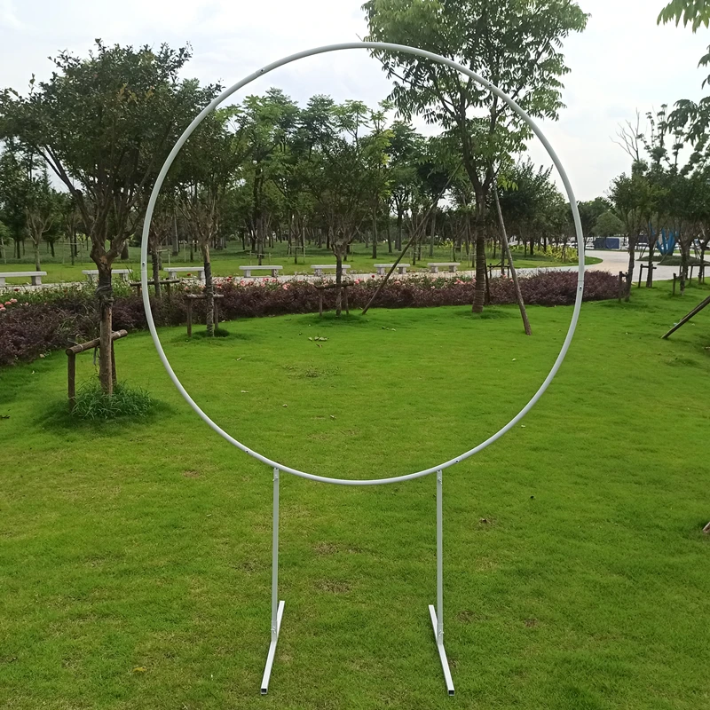 Железная круглая фоновая подставка с удлиненными кольцами для детского