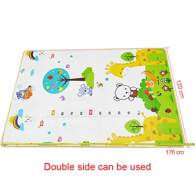 IMBABY Baby Play Mat Thick Crawling Mat Infants Puzzles Mat Cute Cartoon for Children Game Pad For Infants Educational Soft Mat