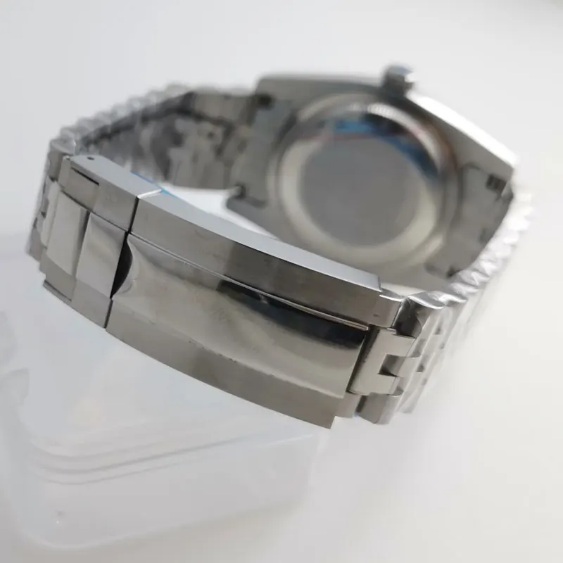 Часы мужские автоматические с сапфировым стеклом 36 мм 21 юбилейный браслет 8215 -