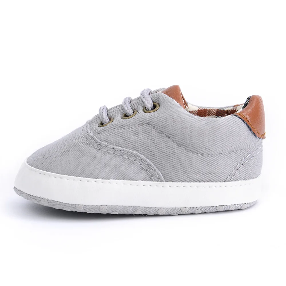 Туфли холщовые для мальчиков и девочек классические первых шагов обувь