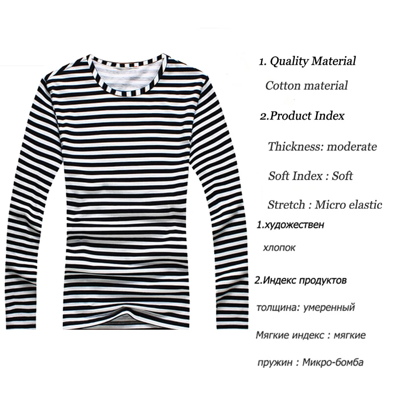 Новинка 2021 модная Осенняя Повседневная футболка в полоску мужские футболки с