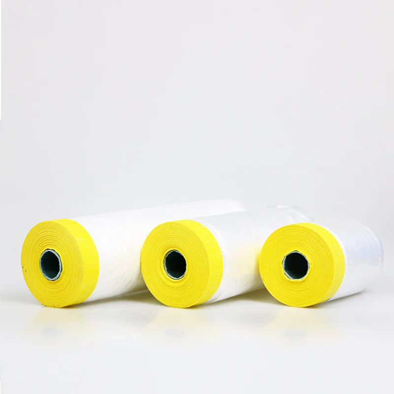 Защитная пленка для покраски Маскировочная бумага пластиковая крафт барьер