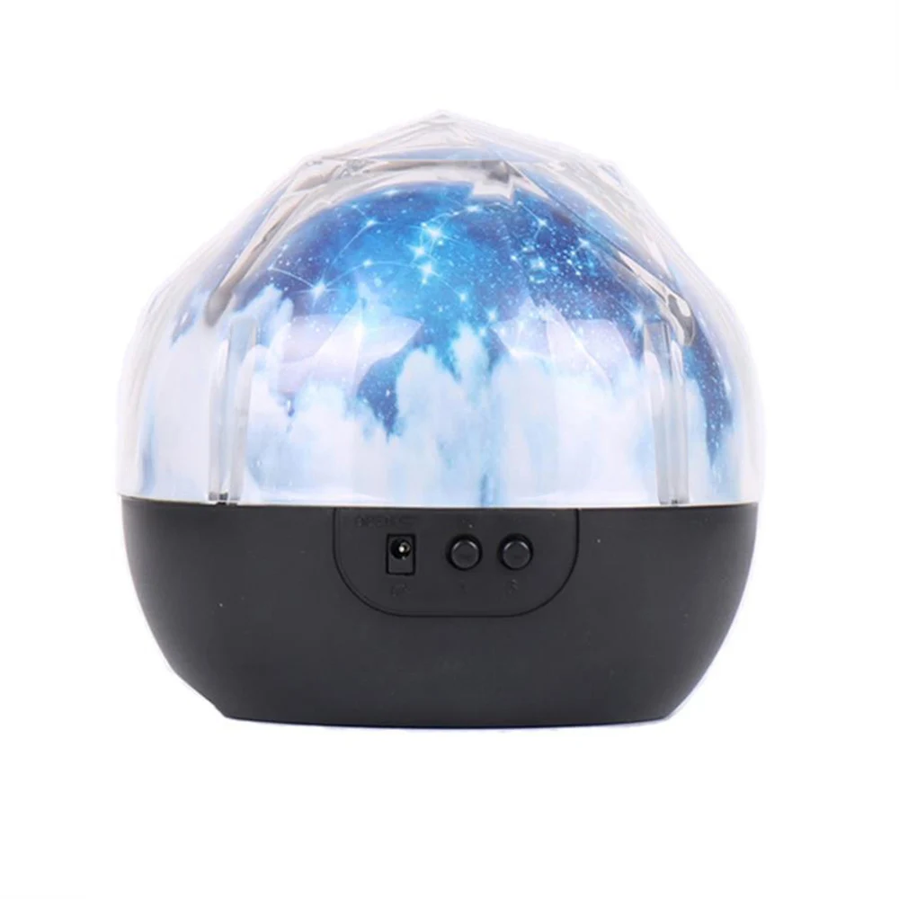 Projection lamp Aimkeeg, красочный, магический, бриллиантовый, проекционный, вращающийся светильник, Вселенная, светодиодный, Ночной светильник, звездное небо, волшебная звезда, светильник, подарок на день рождения - Испускаемый цвет: Projection lamp