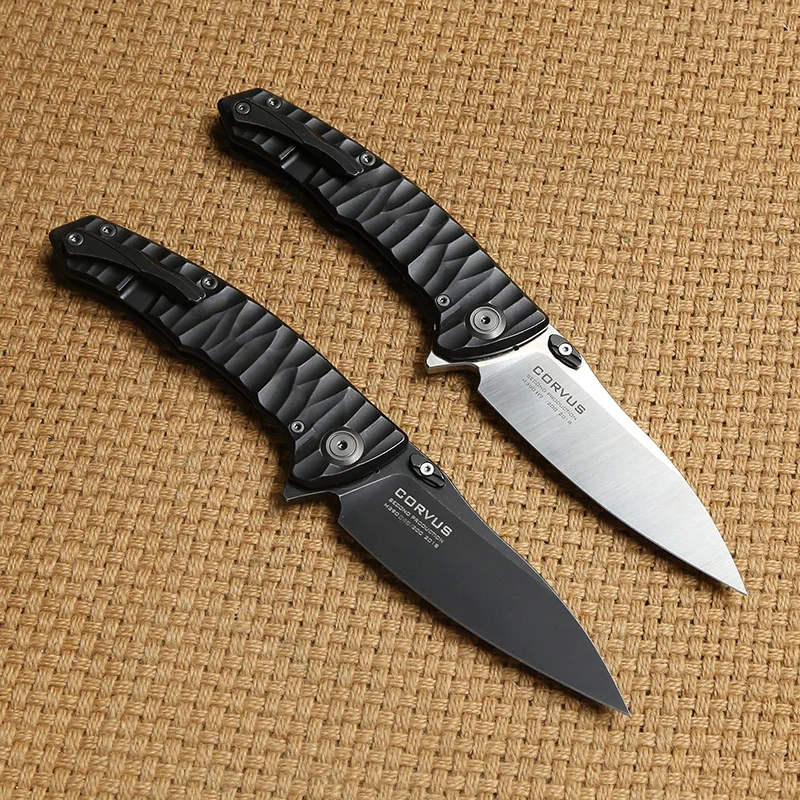 Складной нож MAXACE cormer MRBS клинок с подшипником и флиппером лезвие M390 титановая