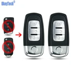 OkeyTech модифицированное 10000 для VW Volkswagen Caddy Golf Jetta Beetle Polo Tiguan, 3 кнопки Fob, пустое необработанное лезвие
