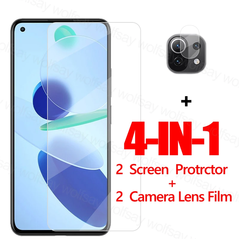 

9H Screen Protector For Xiaomi Mi 11 Lite Glass For Xiaomi Mi 11 Lite Tempered Glass Protective Phone Film For Xiaomi Mi 11 Lite