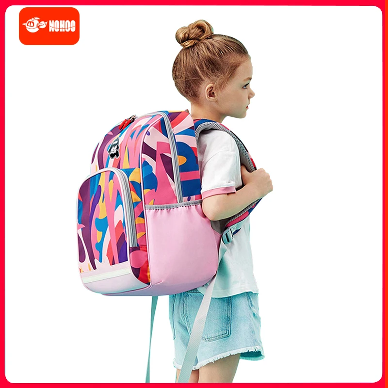 "NOHOO детские школьные ранцы для мальчиков и девочек рюкзак для начальной школы ортопедический водонепроницаемый рюкзак для книг для От 6 до 12..."
