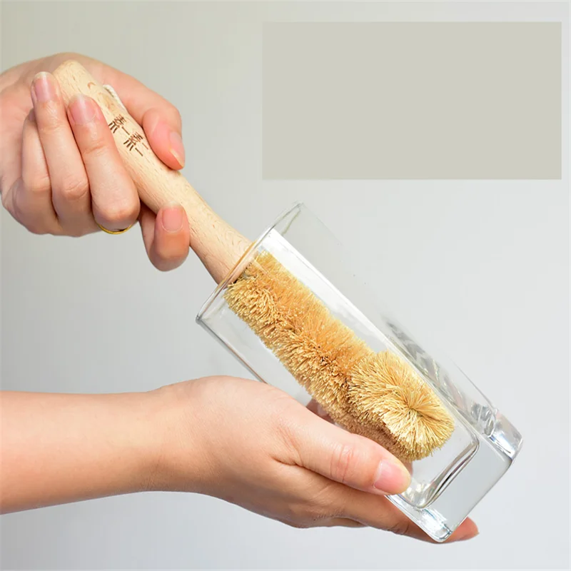 Щетка для кружки в скандинавском стиле с длинной ручкой щетка бутылок кухонная