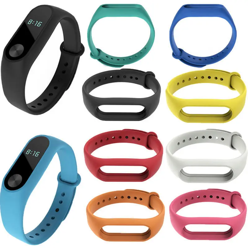 Ремешок силиконовый для Xiaomi Mi Band 4 сменный браслет мужчин и женщин