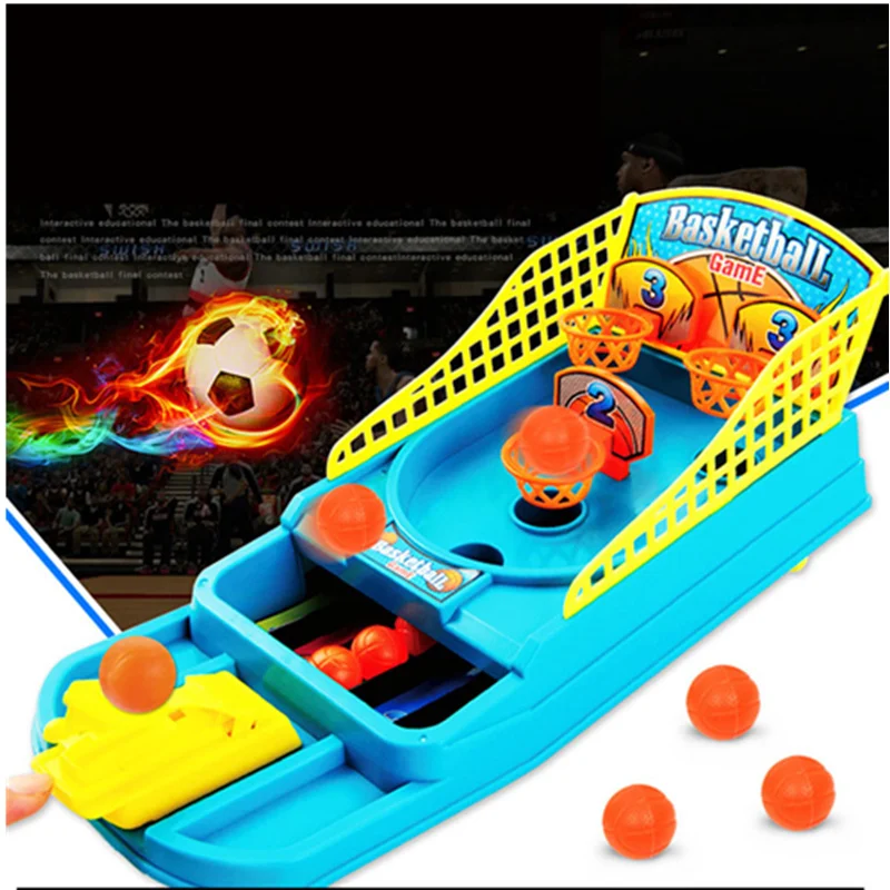 

Детский Настольный мини-стол для баскетбола, Спортивная Стрельба пальцами, интерактивная игра в битвечерние, Монтессори, игрушки для мальч...