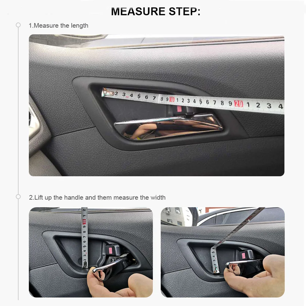 

2Pcs LED Door Handle Bowl Cover Car Inner For Bmw Saab Honda Hummer Kia Volvo Smart Nissan Mazda Tesla Auto Interior Accessories