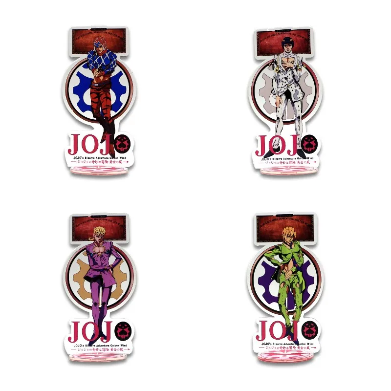 

16cm Anime Jojos Bizarre Adventure Standding Computer Desktop Decoration Givegift Christmas Friend Stand Card Model Fans Collect