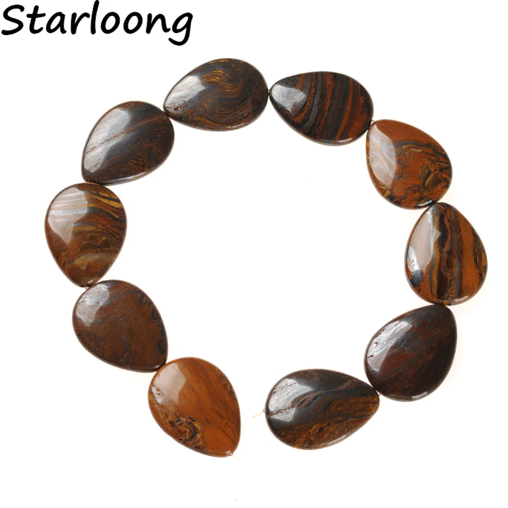 Natural Gem Stone Black Brown Gold Texture Slice Slab Agates Loose Strand Spacer Nugget Beads for DIY Jewelry Making Bracelet | Украшения и